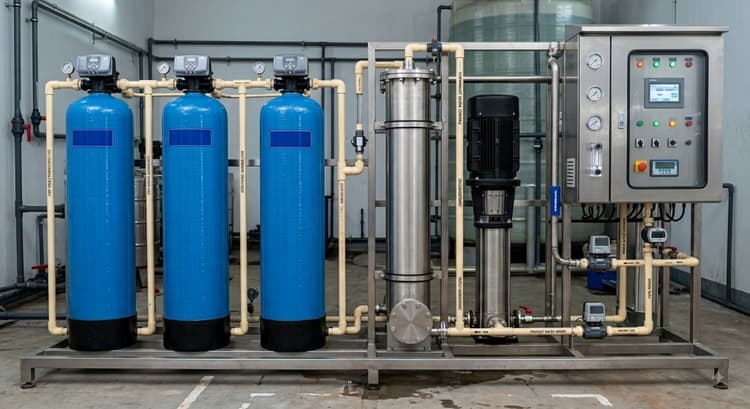 Industrial RO Plant 1000 LPH Skid