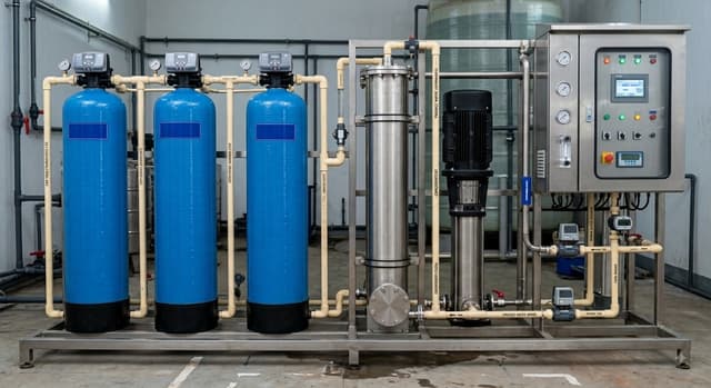 Industrial RO Plant 1000 LPH Skid